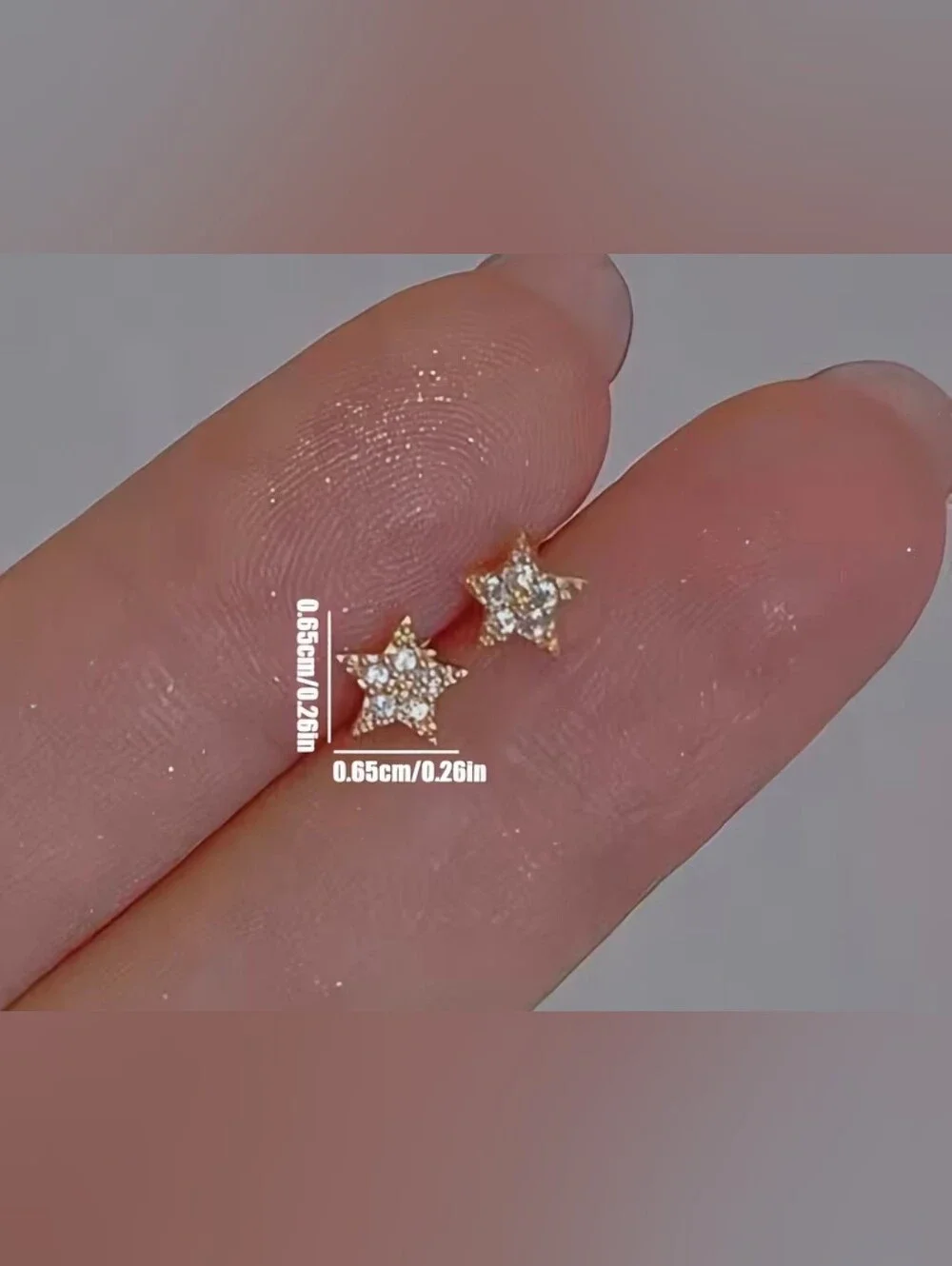 $8 Each Or Bundle 5/$20 Delicate Gold Star CZ Stud Earrings